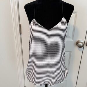 Express Black and White Striped Camisole